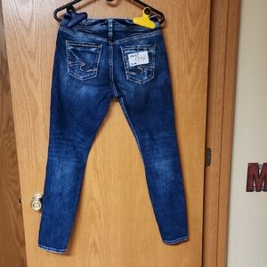 Silver SAM Blue Denim Women's Jeans 26x27 number 5394